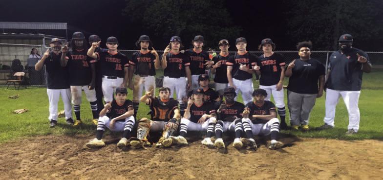 Tiger baseball district champions
