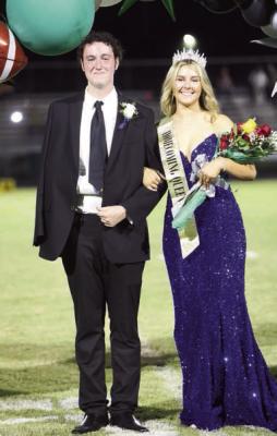 Homecoming Queen Lilly McGee Escorted by Seth English