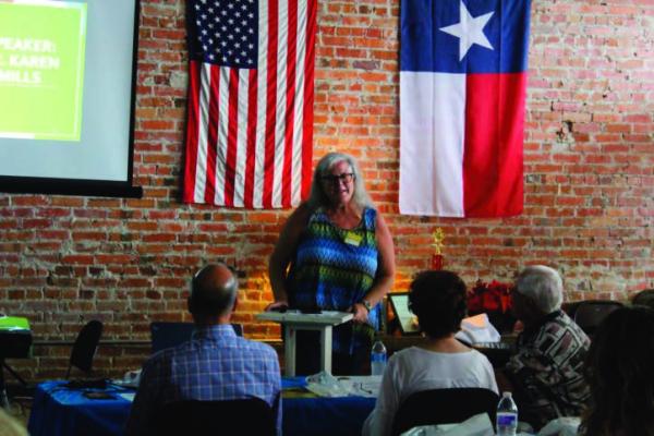 Dr. Mills Speaks at June Meeting of Sabine Chamber