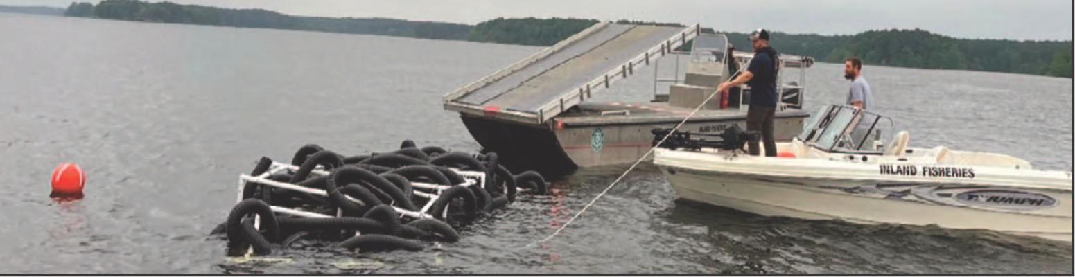 SRA Deploys Fish Habitats