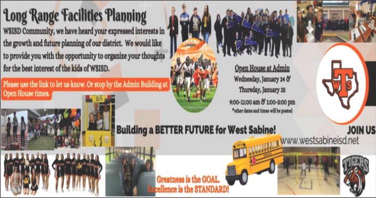 West Sabine ISD Long Term Planning...