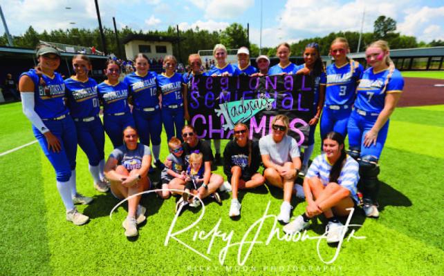 Regional Semi-final Champs... Absolute joy! These girls are making history with their win over Broaddus. They advance to the Regional Finals against Avery in Longview on May 15th at 6:30 p.m.