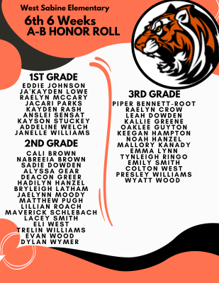 1st-3rd A-B honor roll