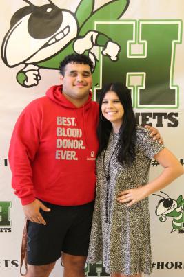 Junior Johnathan Lucius and Aryane Merrill
