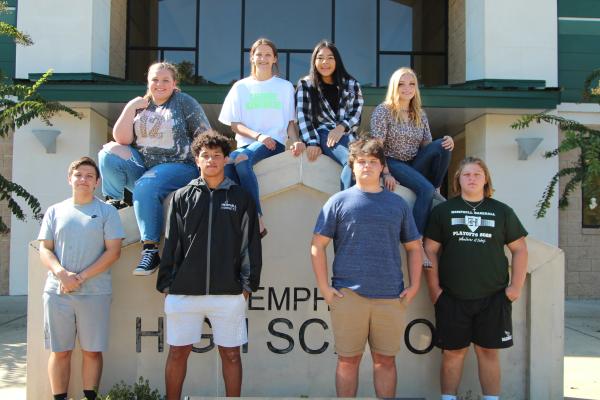Senior Candidates: Chassidy Simmons escorted by Phillip Boehlke, Laken Wilkerson escorted by Kam Arrington, Yenni Flores escorted by Reagan Wall and Morgan Scott escorted by Bo Conn.