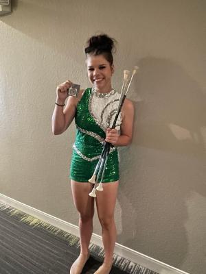 Majorette Soloist Aryane Merrill