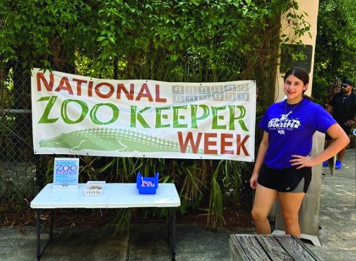 Local student and animal lover participates as Junior Zookeeper