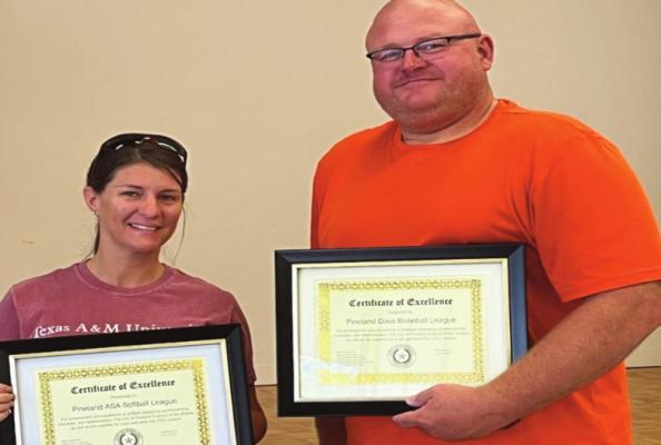 Pineland City Council honors local Dixie and ASA Leagues for success