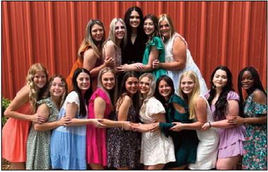 Back Row: Left to Right Ashlyn King, Captain Kadence Clark, Co-Captain Seeley Babcock, Carlee Wintters, Brianna Kiefer. Front Row: Left to Right Gracie Ross, Alessia Hunter, Leah Luker, Stormi McCroskey, Kaelynn Garza, Briannah McElhaney, Kenzy Bragg, Jacie Moody, Khloe Champagne, Armani Mason. Photo Submitted