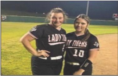 Senior Night... West Sabine Softball celebrated Emma Bennet and Ashlyn King at Friday’s home game.