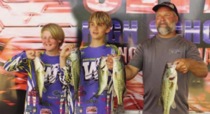 Easton Cochran and Parker Monk of Brookeland take 37th place with 24.43 pounds