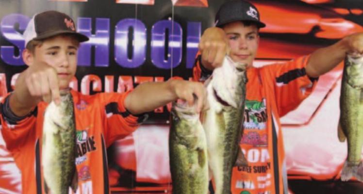 Laken Quick and CJ Ford of West Sabine take 49th place with 23.15 pounds
