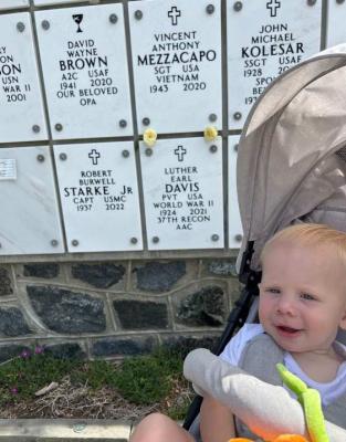 Colt Butler, son of Clay and Kendall Butler accompanied his parents to Washington D.C. last weekend where they were able to track down Mr. Red Davis in Arlington Cemetery. Mr. Red was a favorite of ours here at the Sabine County Reporter and a true hero. Colt’s grandparents, Kirk and Monica Butler were able to attend the induction ceremony for Mr. Red back in 2023.