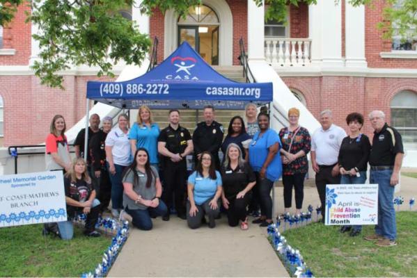CASA vigil at courthouse...
