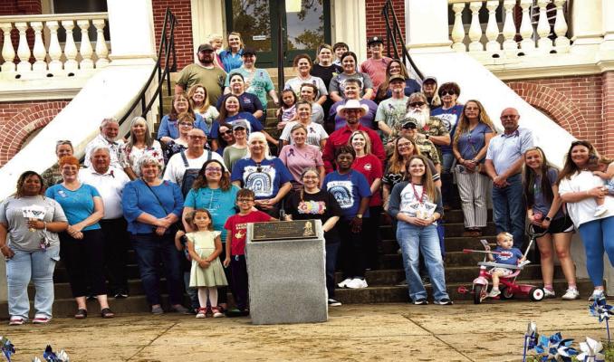 CASA Hosts Child Abuse Awareness Walk at Sabine County Courthouse Lawn