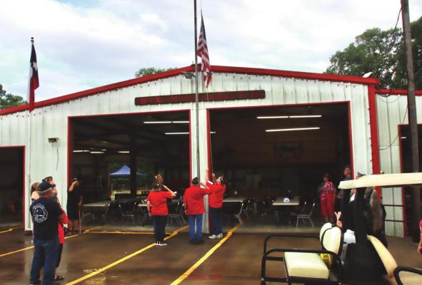 VFW holds flag ceremony...