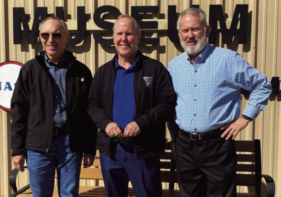 Former Columbia Astronauts visit museum
