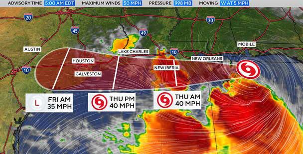 Sabine County Residents Encouraged to Prepare as Bertha Continues Westward
