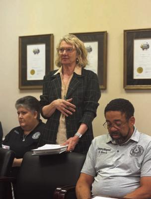 Susan Stover, of Waxman, updates on Ampitheater project