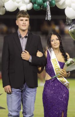 Homecoming Queen Stormi Craig Escorted by Sam Welch