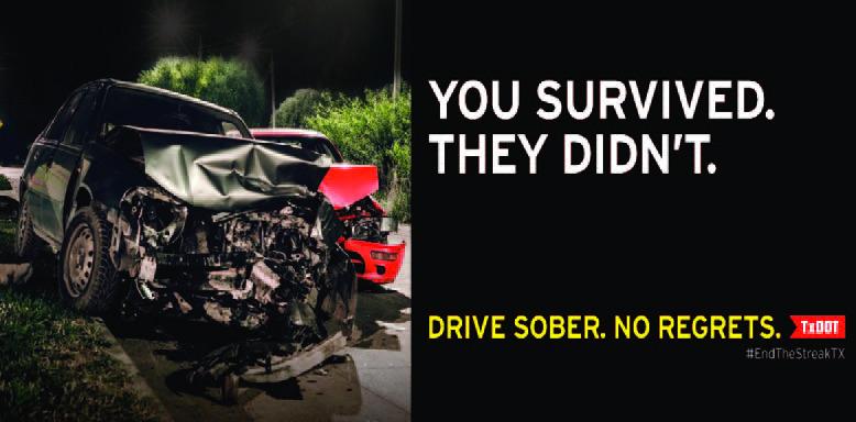 Three people in Texas die every day due to drunk driving
