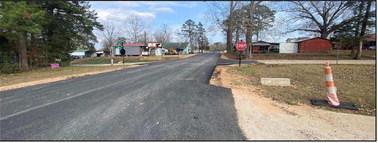 Road Pavement on Texas Street...