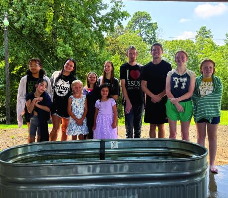 Water baptized...