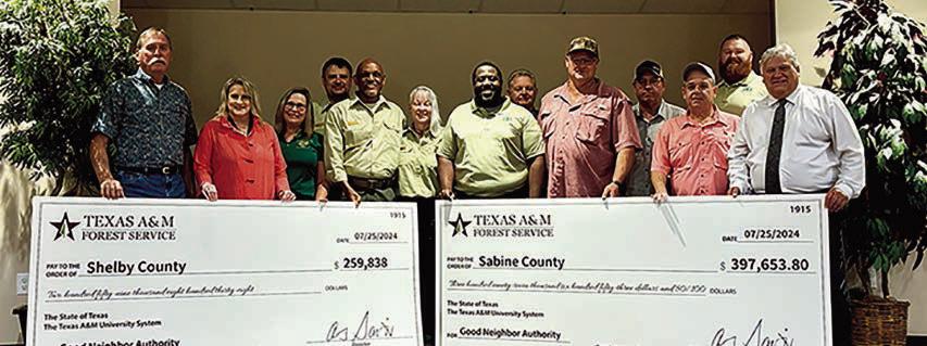 Sabine National Forest timber sales invested in Sabine and Shelby counties