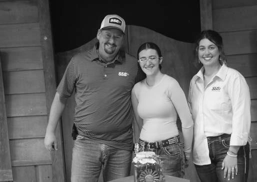 Grand Champion Candy, Senior Division Owner: Mckinlei Sensat Premium Buyer: Shelby Savings Bank, Shelby Insurance Agency- Sold: $725