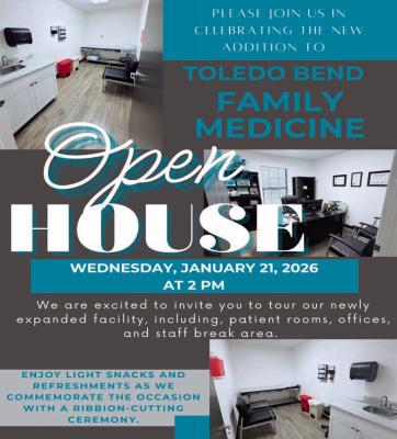 Toledo Bend Family Medicine invites you to Grand Opening