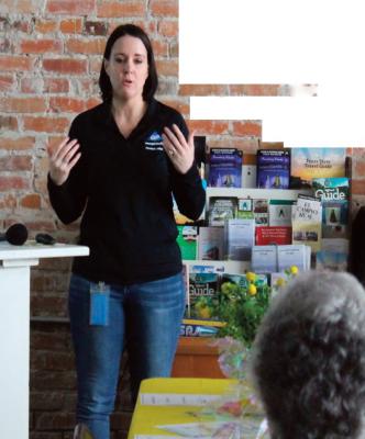 Alina Thompson of Georgia Pacific Speaks at Sabine County Chamber Meeting