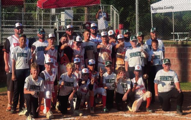 11-12 year olds take District this weekend in Rust. Pineland Tigers won Championship 5-- 0, beating the Hornets who took 2nd. It was a Sabine County ShowDown! photo submitted