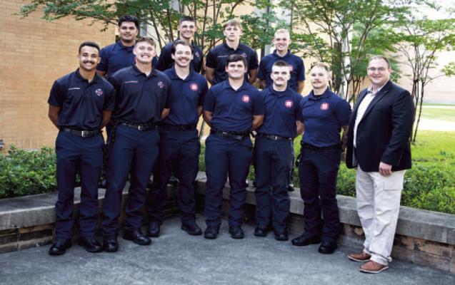 Ten New Firefighters Exit Stage Ready to Serve