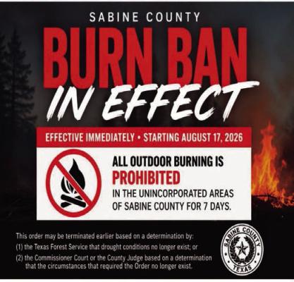 Burn Ban...