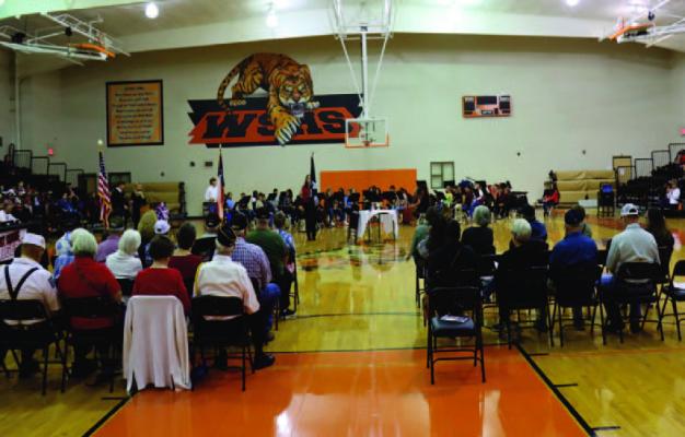 West Sabine held their annual Veteran’s Day program and honored all that have served and are serving right now! Reporter photo by Bill Dodson