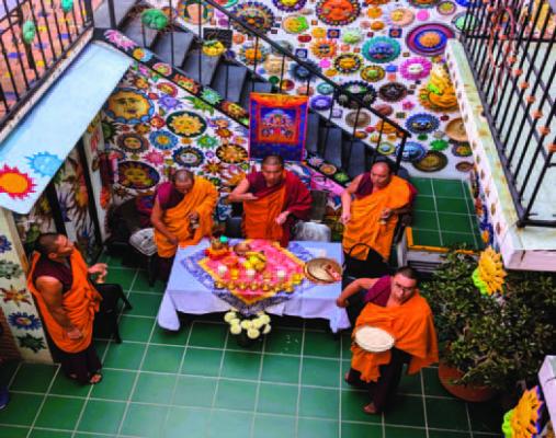 Monks in the Morning