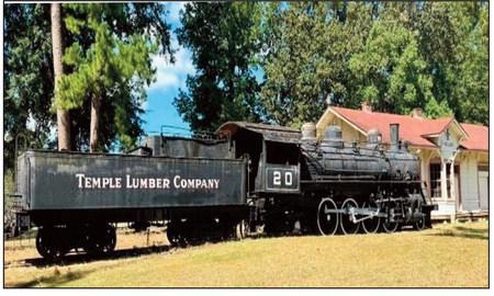 Historic Steam Locomotive & Pineland Depot Find New Home