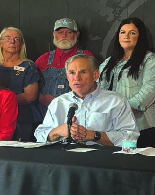Abbott brings affordability campaign to Hemphill, hears from rural East Texans