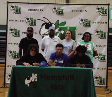 Hemphill Athletes sign college...