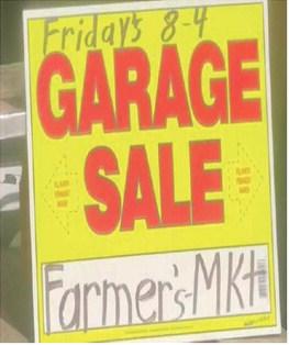 Garage Sale Fridays Bring New Treasure Hunt to the Sabine County Farmers & Artisan Market
