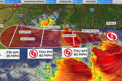 Sabine County Residents Encouraged to Prepare as Bertha Continues Westward