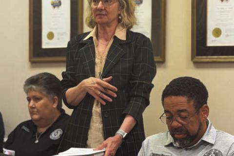 Susan Stover, of Waxman, updates on Ampitheater project