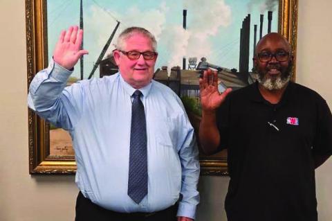 Tuesday night, Demond Williams and TA “Tracy” Lane were sworn in for their new terms on the Pineland City Council. Williams holds Seat 1 and Lane holds Seats 5 and also serves and Mayor Pro Tem. Councilwoman Lisa Welch was unable to attend and will be sworn in at the next regular council meeting. o