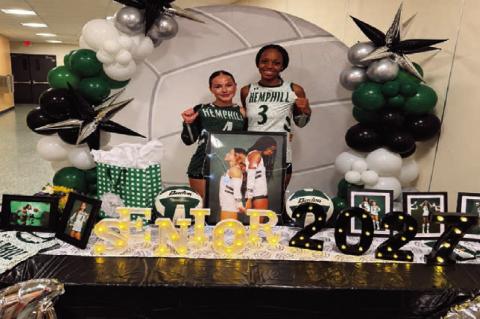 Celebrating Senior night with a sweep...