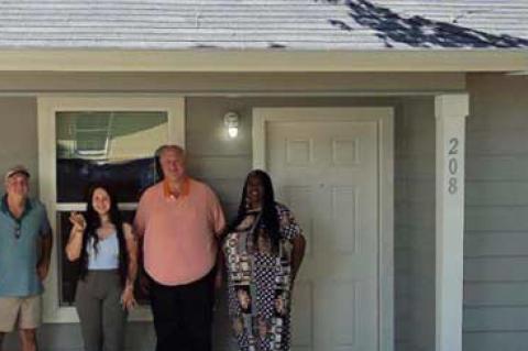 Pineland families receive keys to newly reconstructed homes through HRA program